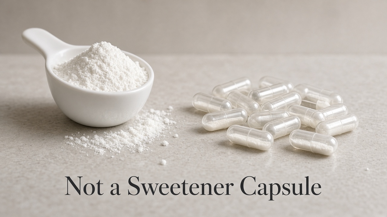 Not a Sweetener Capsule