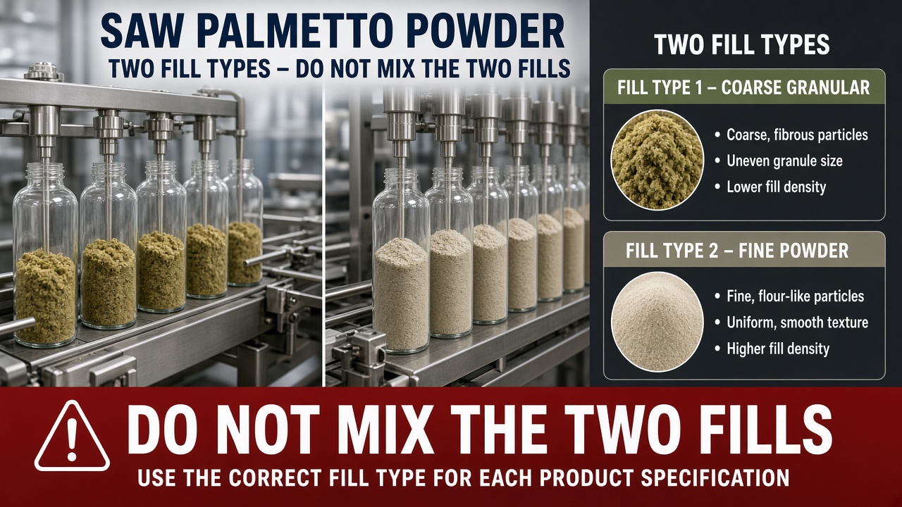 Do Not Mix the Two Fills