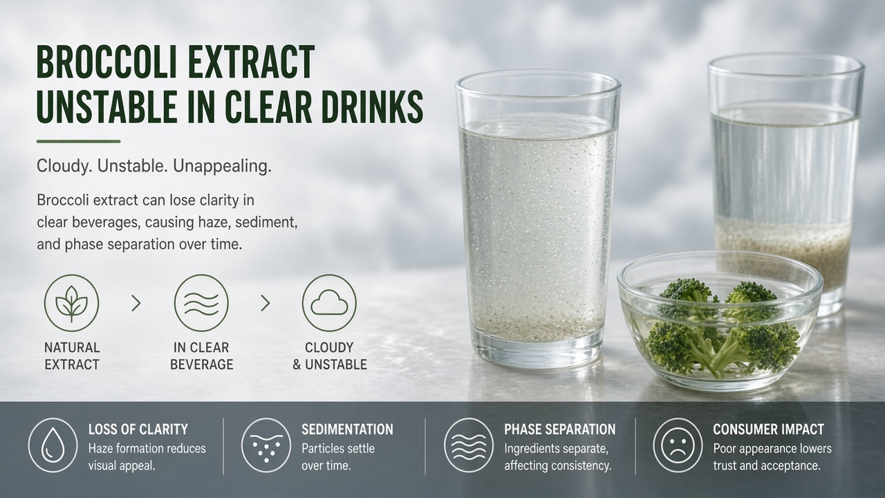 Unstable in Clear Drinks
