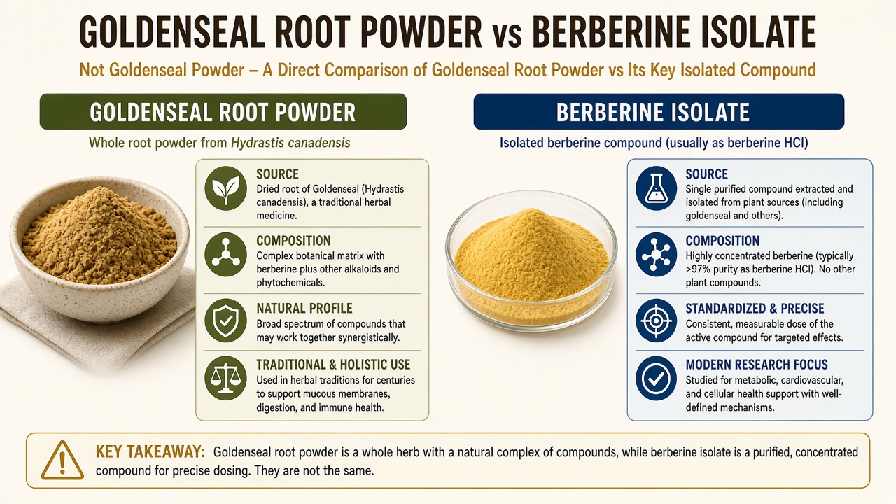 Not Goldenseal Powder