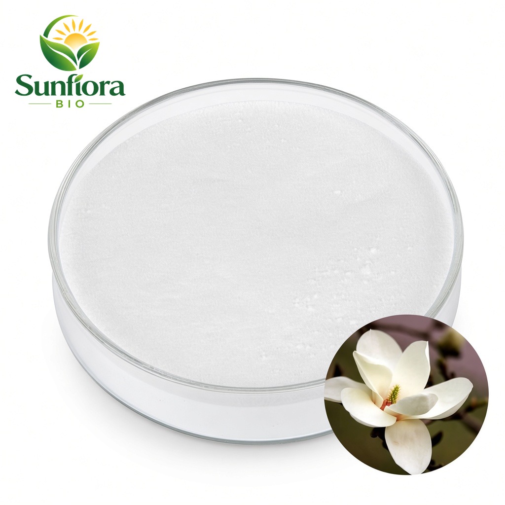 Cosmetic Grade CAS 31008-18-1 Natural 98% Magnolin Magnolia Denudata Extract Powder for Anti-allergic Skin Care